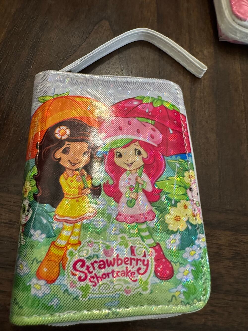 Strawberry Shortcake and friend wallet zipper dividers strap kawaii